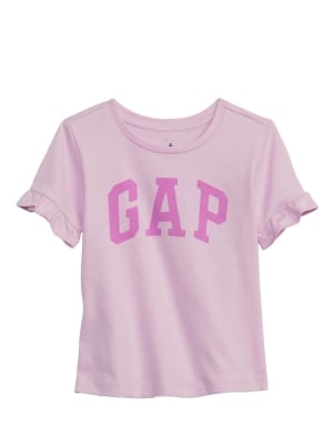 Toddler Girl Gap Logo Ruffle Short Sleeve Tee