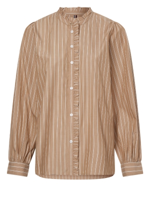 Co Pinstripe Feminine Blouse L