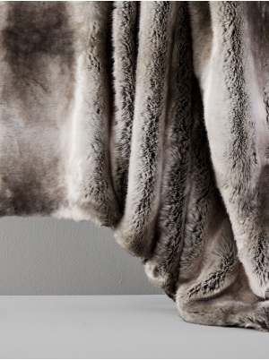 Faux Fur Ombre Throws