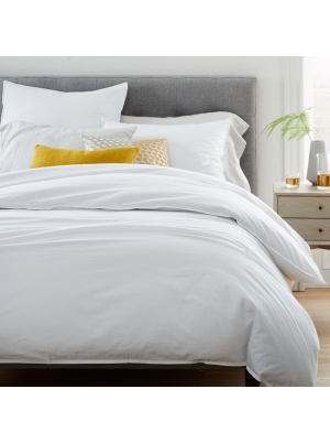 Organic Washed Cotton Duvet Cover & Shams