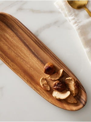Organic Shaped Wood Serving Platters