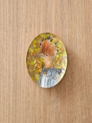 Dapper Animal Decoupage Dishes