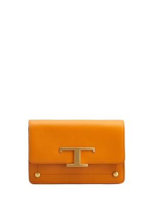 Timeless Belt Bag In Leather Micro With Metal Shoulder Strap