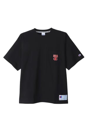 Japan Line Short Sleeve Pocket T-Shirt Black