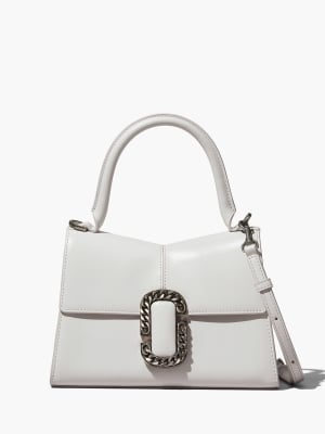 The Mini St. Marc Top Handle Bag in White