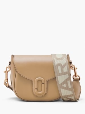 The J Marc Small Saddle Bag in Camel 