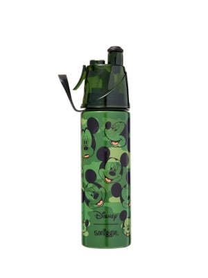 Mickey Mouse Insulated Stainless Steel Spritz Drink Bottle 500Ml