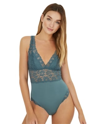 Classic Green Lace Bodysuit