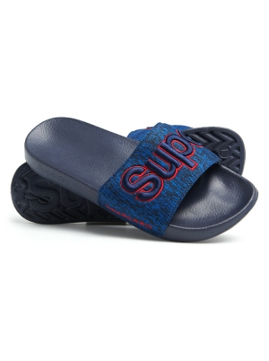 CLASSIC EMBROIDERED POOLSLIDE 