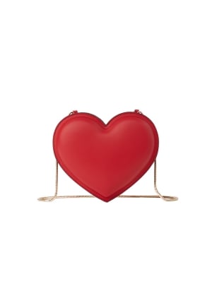 3D Heart Crossbody hot chili