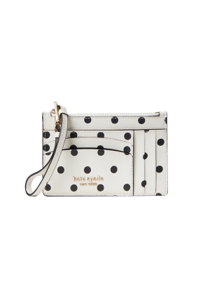 Card Case Wristlet cabana dot