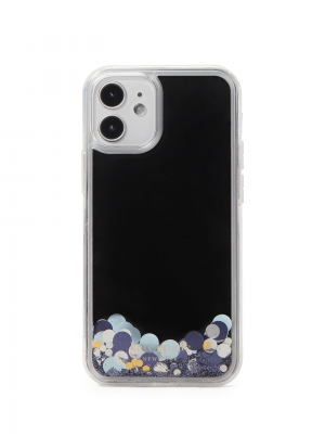 liquid glitter confetti iphone 12 mini case