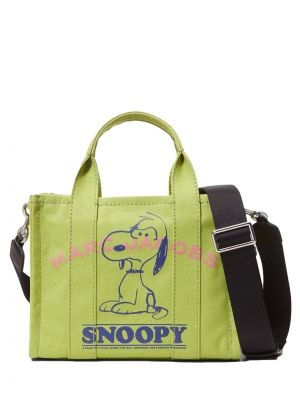 MARC JACOBS THE SNOOPY MINI TOTE BAG LIME