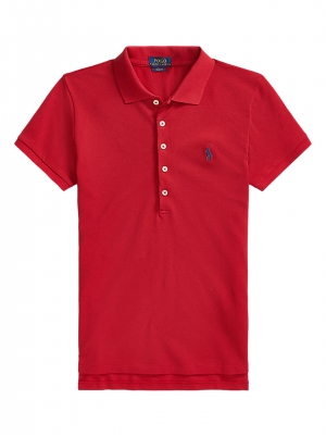 Polo Ralph Lauren Slim Fit Stretch Polo Shirt Red