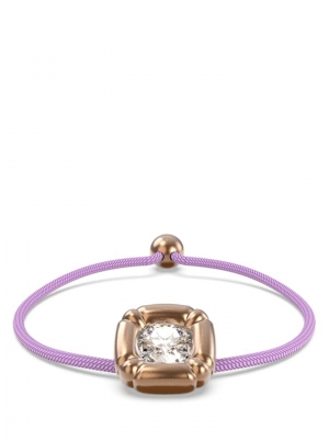 Dulcis bracelet, Cushion cut crystals, Purple