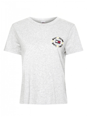 Tommy Jeans Women's Regular Floral Badge Tee