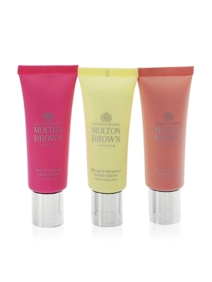 Hand Cream Trio Set: 3x40ml (Fiery Pink Pepper + Orange & Bergamot + Heavenly Gingerlily)