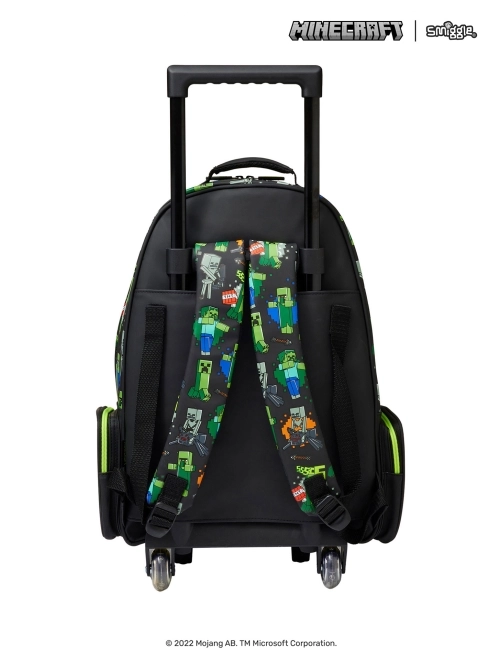 Minecraft trolley school bag shop