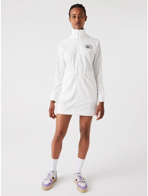 Women s Zip Neck Sweatshirt Dress