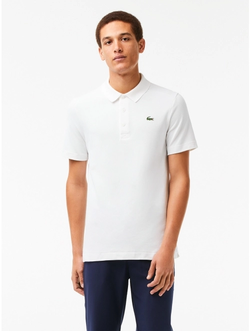 White golf t shirt lacoste cheap