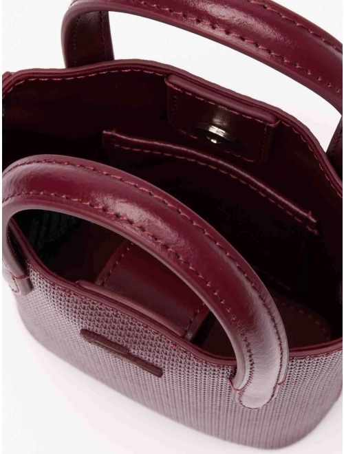 Women's chantaco zippered piqué leather tote bag outlet