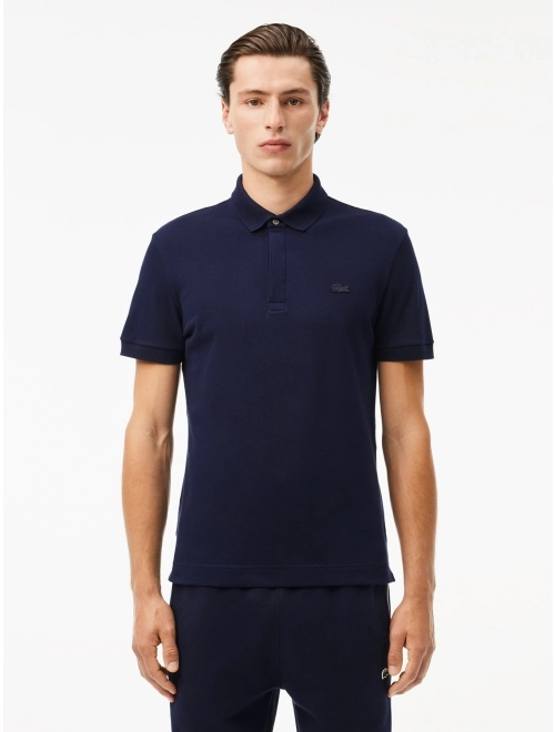 Men's lacoste paris polo shirt regular fit stretch cotton piqué sale