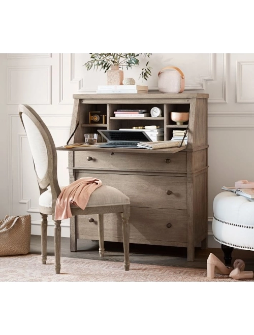 Toulouse 36 Secretary Desk with Drawers