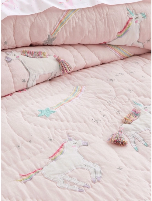Rainbow Unicorn Quilt Shams