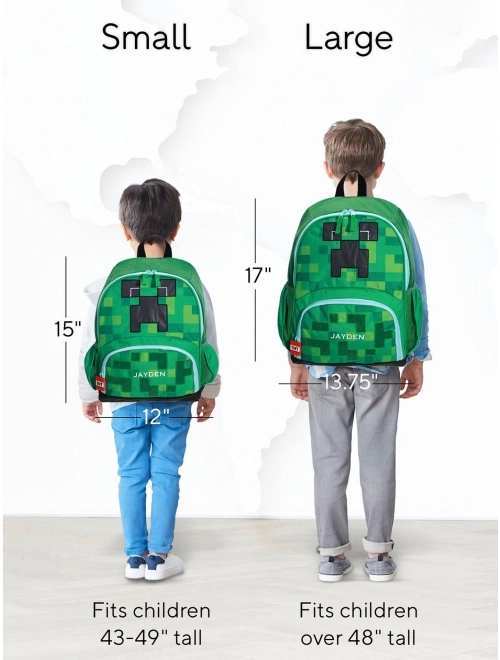 Mackenzie Minecraft Creeper Critter Glow in the Dark Backpacks