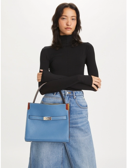 Lee Radziwill Textured Small Double Bag
