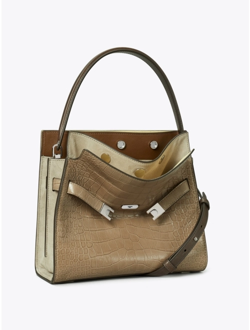 Lee radziwill embossed satchel hot sale