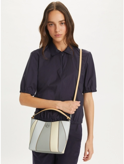 Mcgraw Color Block Small Bucket Bag