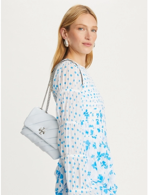 Kira Pleated Small Convertible Shoulder Bag
