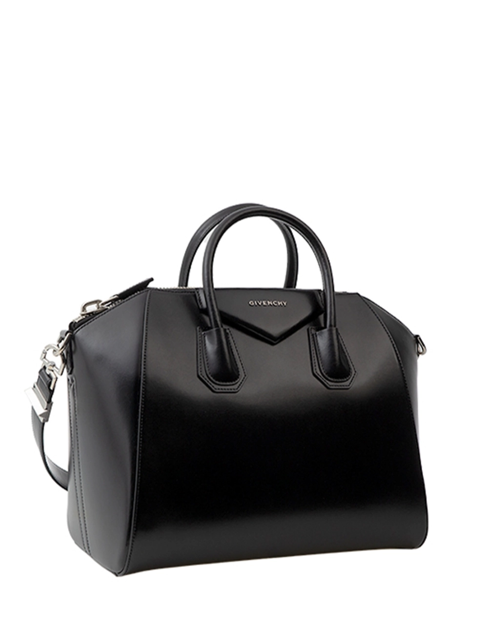 Medium Antigona Bag in Box Leather