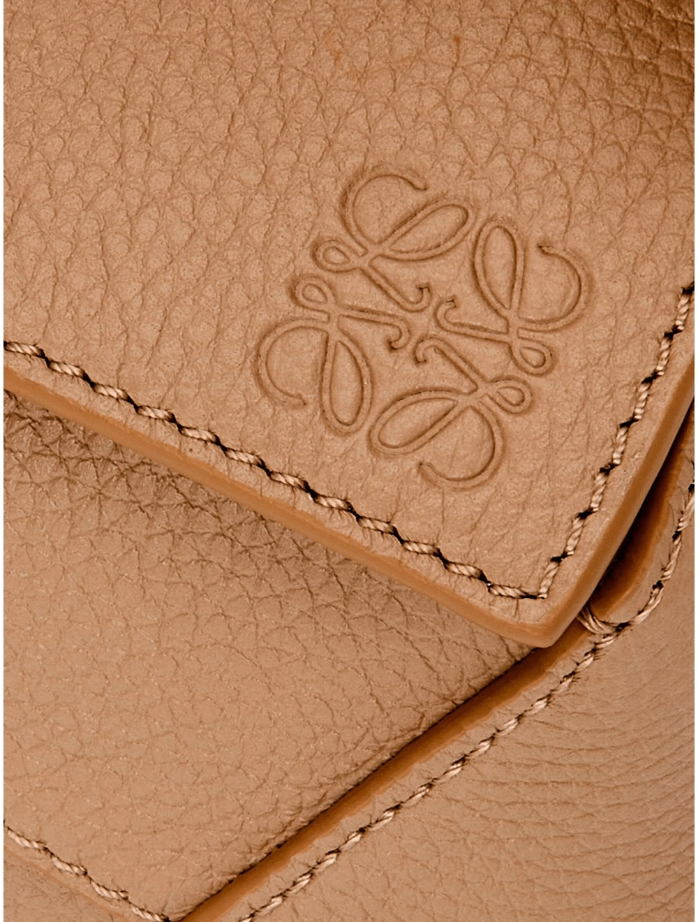 Mini Puzzle bag in soft grained calfskin