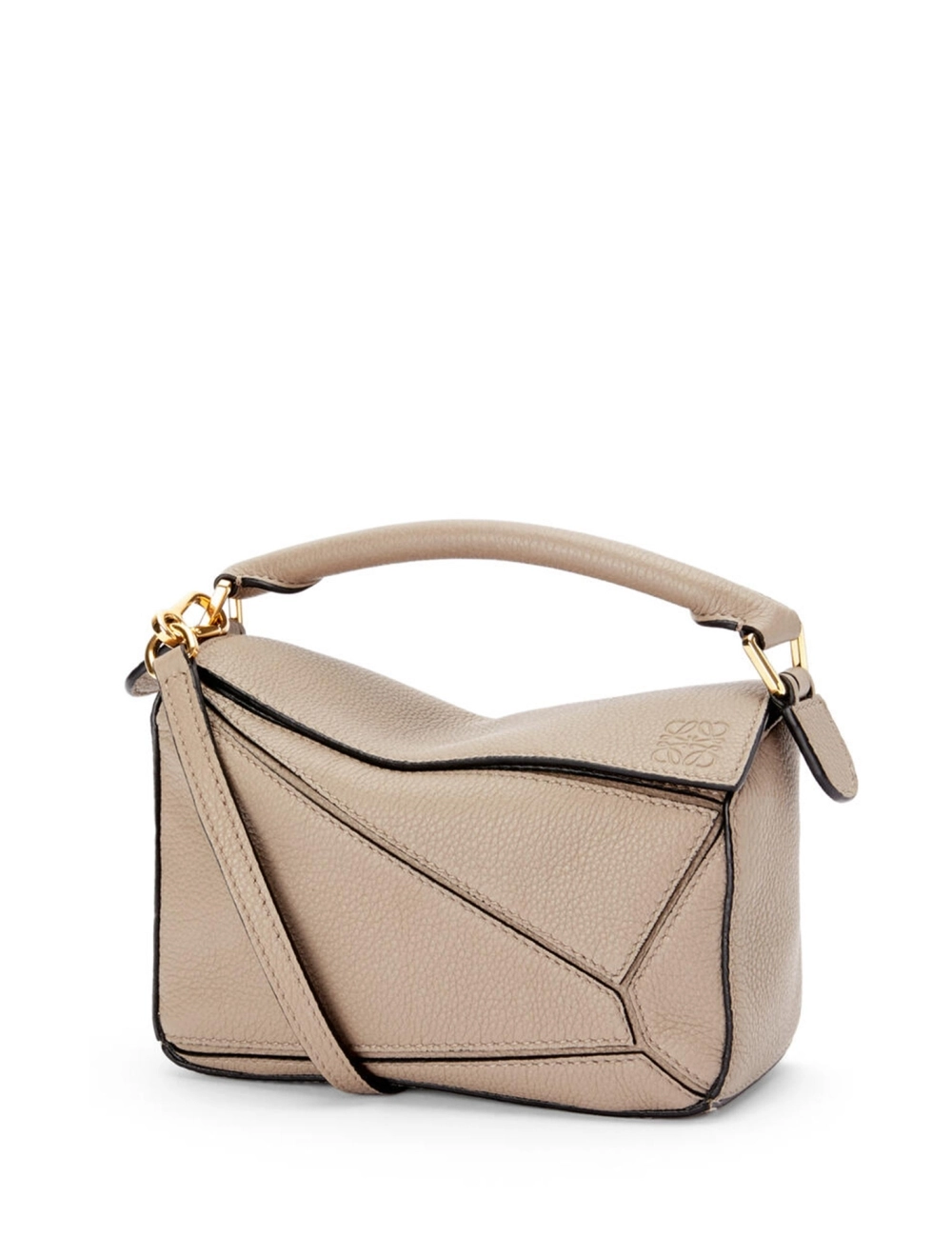 Mini Puzzle bag in soft grained calfskin