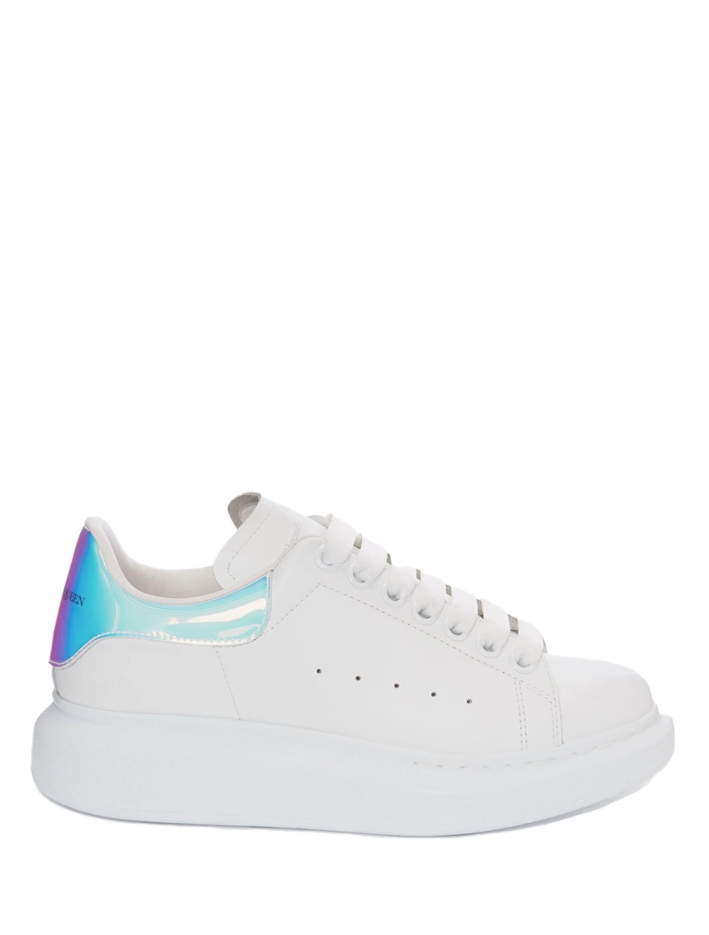 Women s Oversized Sneaker in White Shock Pink