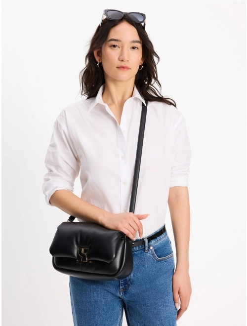 Dakota Puffy Leather Crossbody